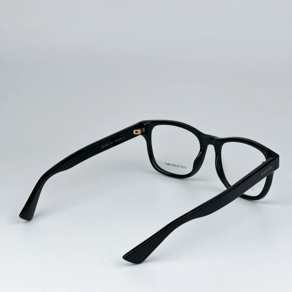 Gucci GG1344O 001 BRAND NEW Eyeglasses Black Square Men